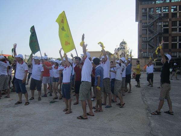 Chương trình teambuilding bãi biển cùng Mitsubishi tại Hạ Long
